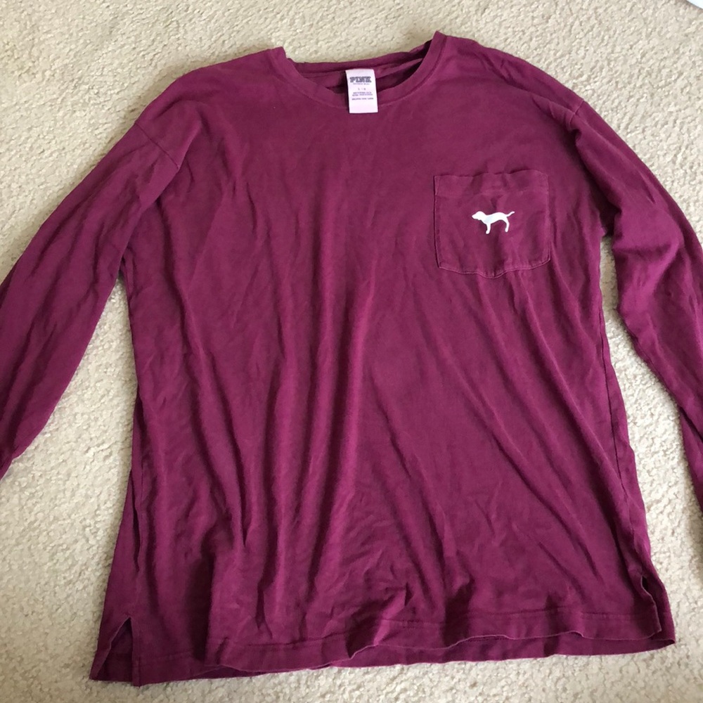 Victoria’s Secret pink T-shirt